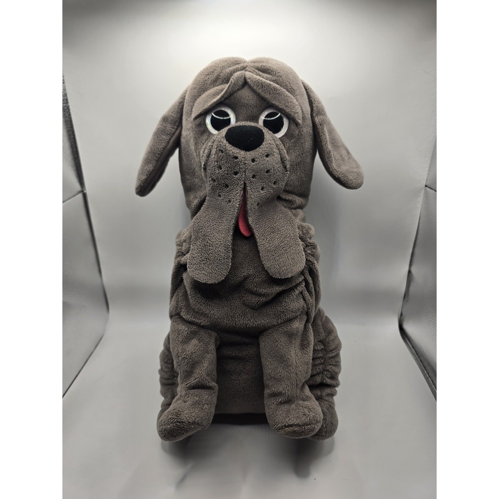 Harry Potter Fang Plush Dog Gray 13" Hagrids Neapolitan Mastiff Stuffed Animal